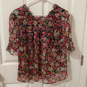 Sézane Floral Blouse